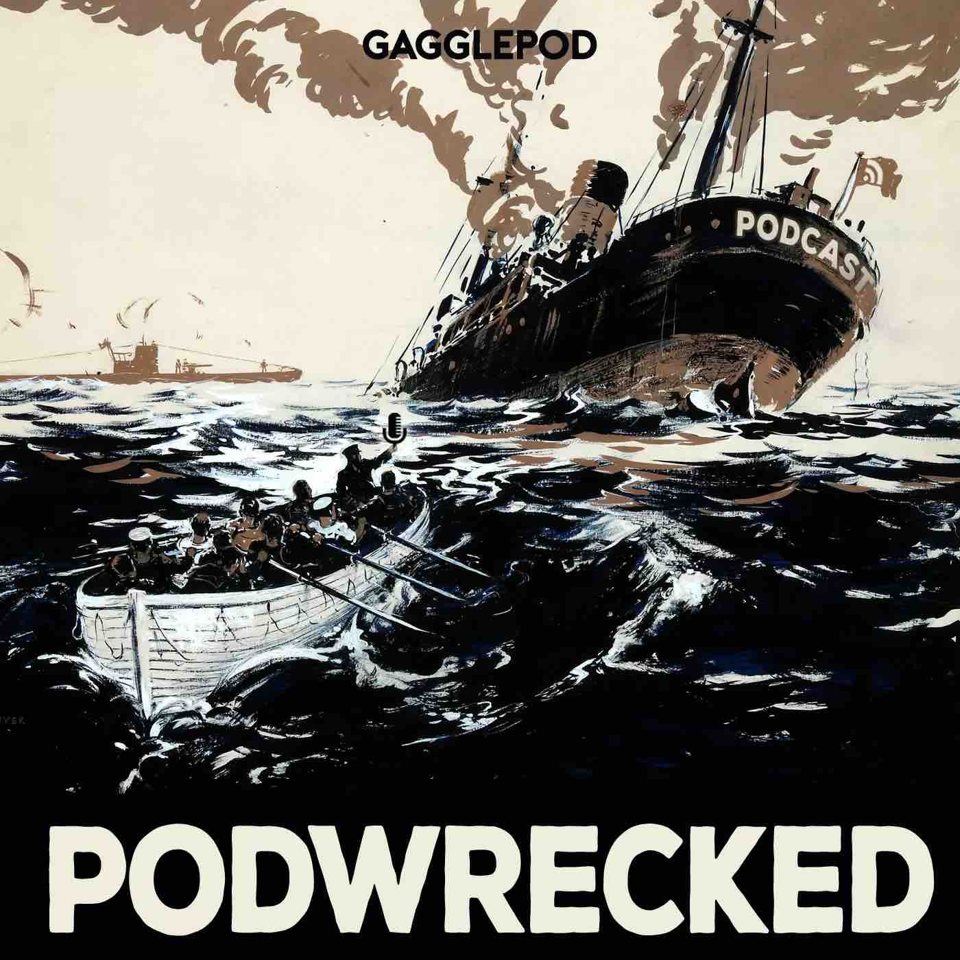 Podwrecked's podcast artwork.