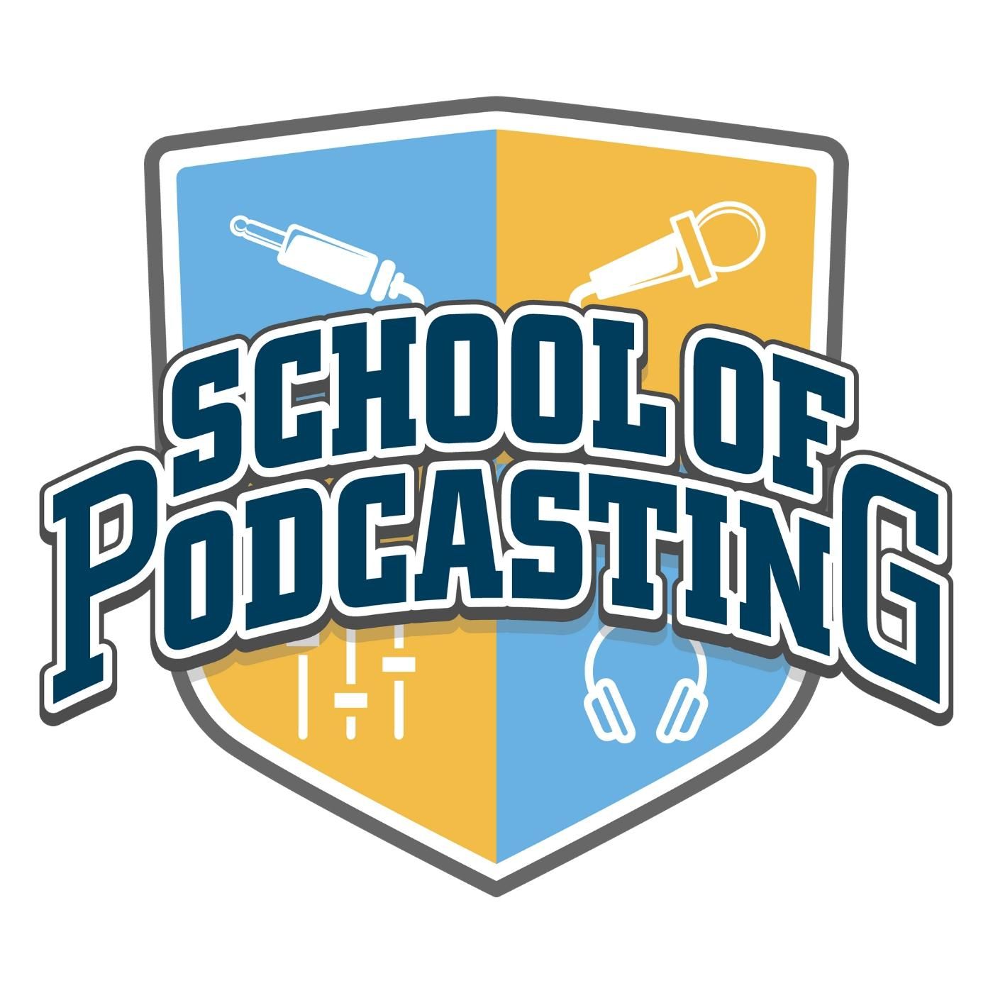 School of Podcasting's podcast artwork.