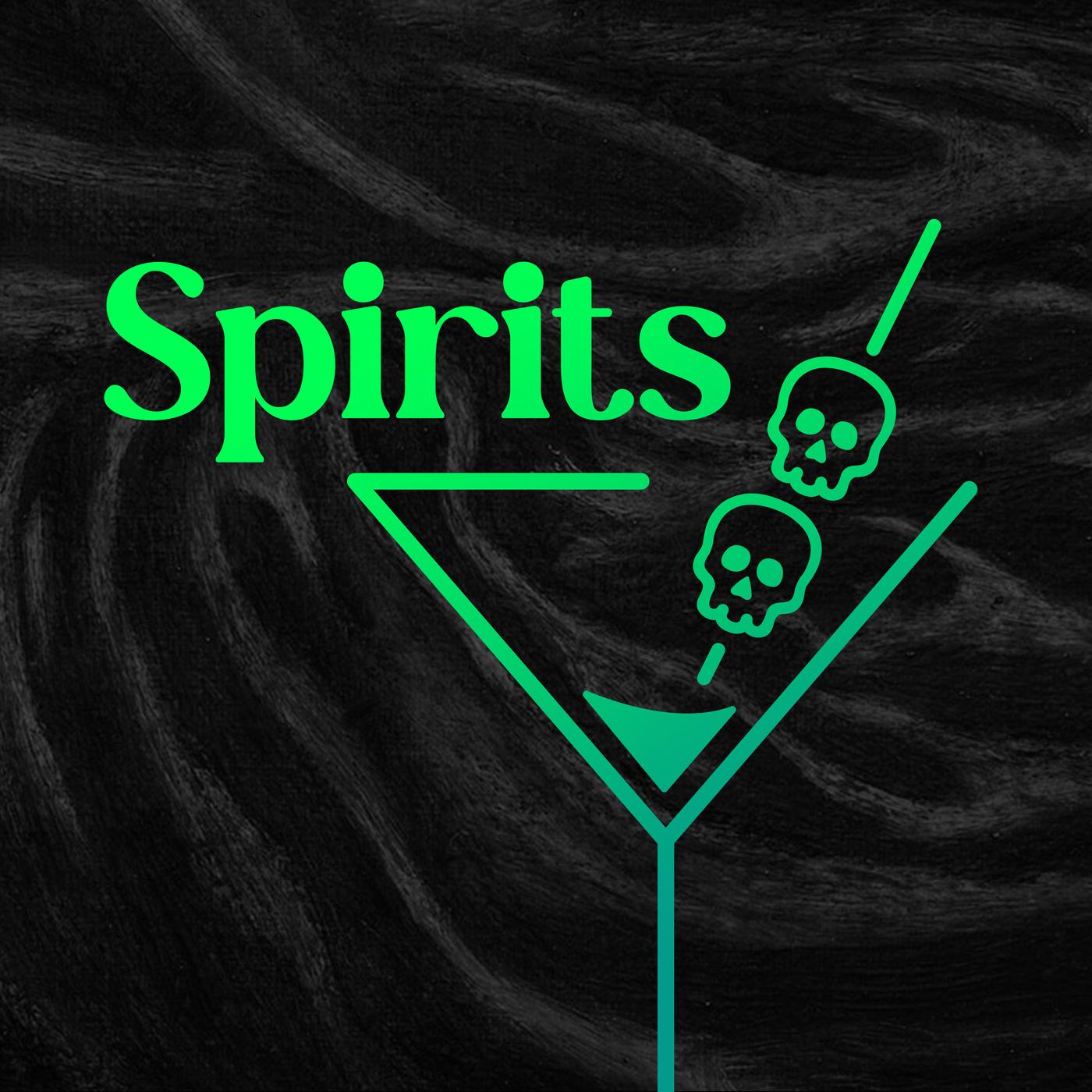 A shot of Spirits' podcast artwork.