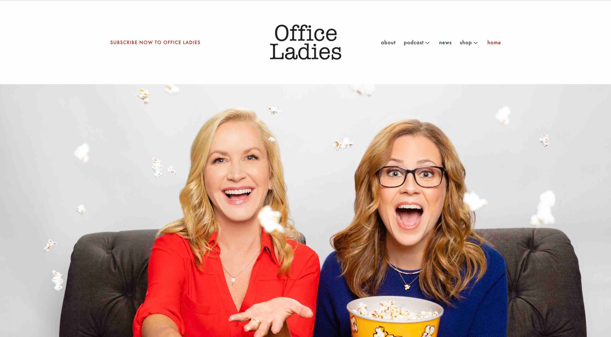 The Office Ladies' podcast website. 