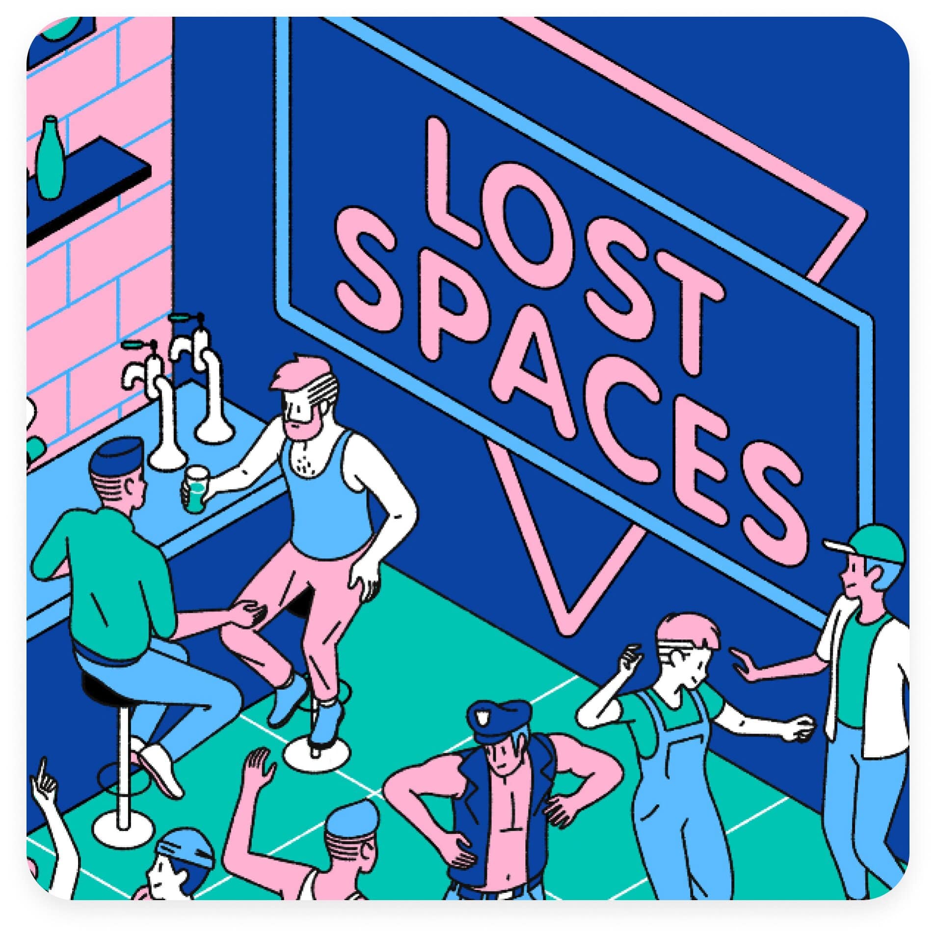 Lost Spaces podcast artwork.