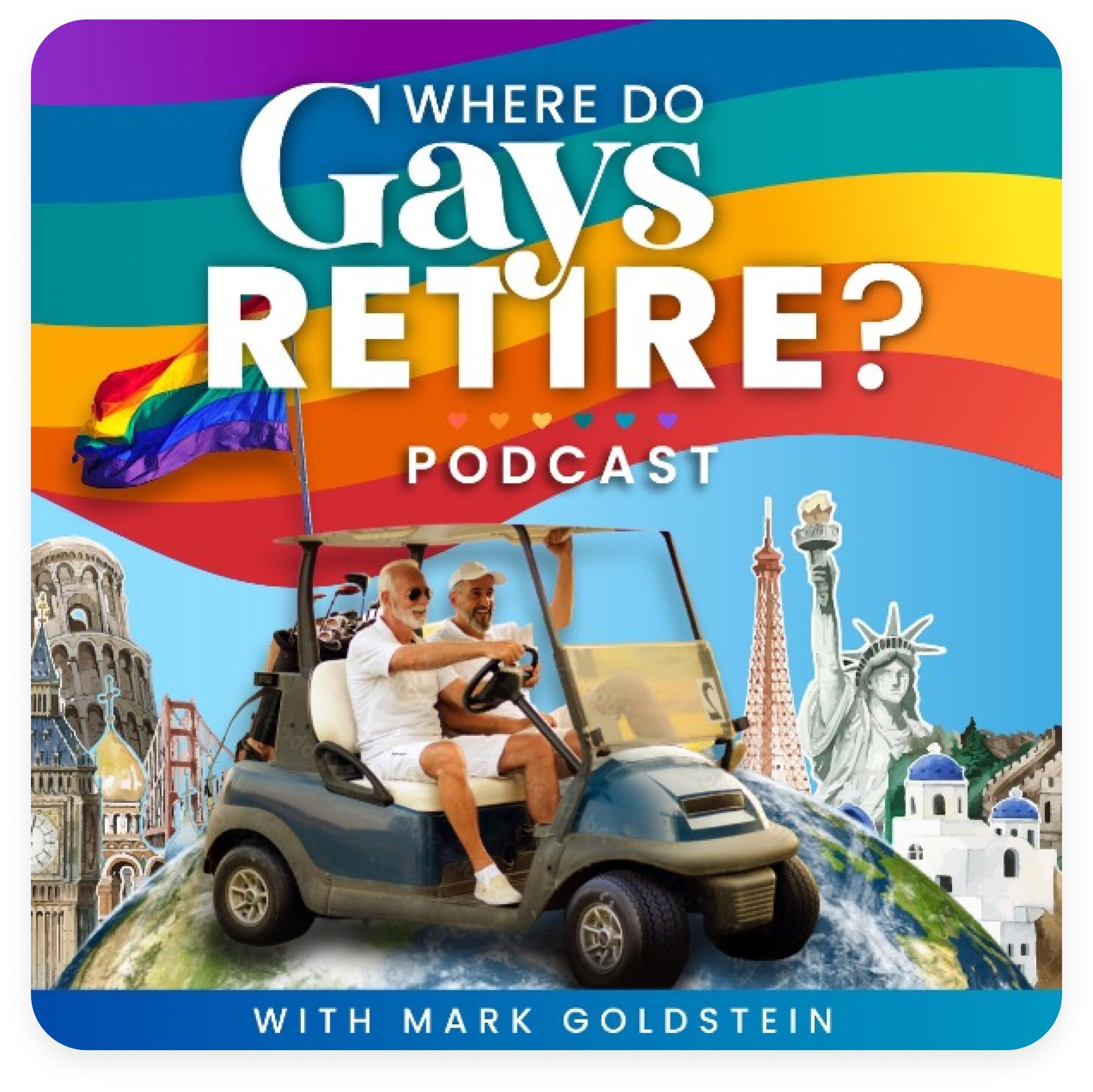 Where Do Gays Retire? podcast artwork.