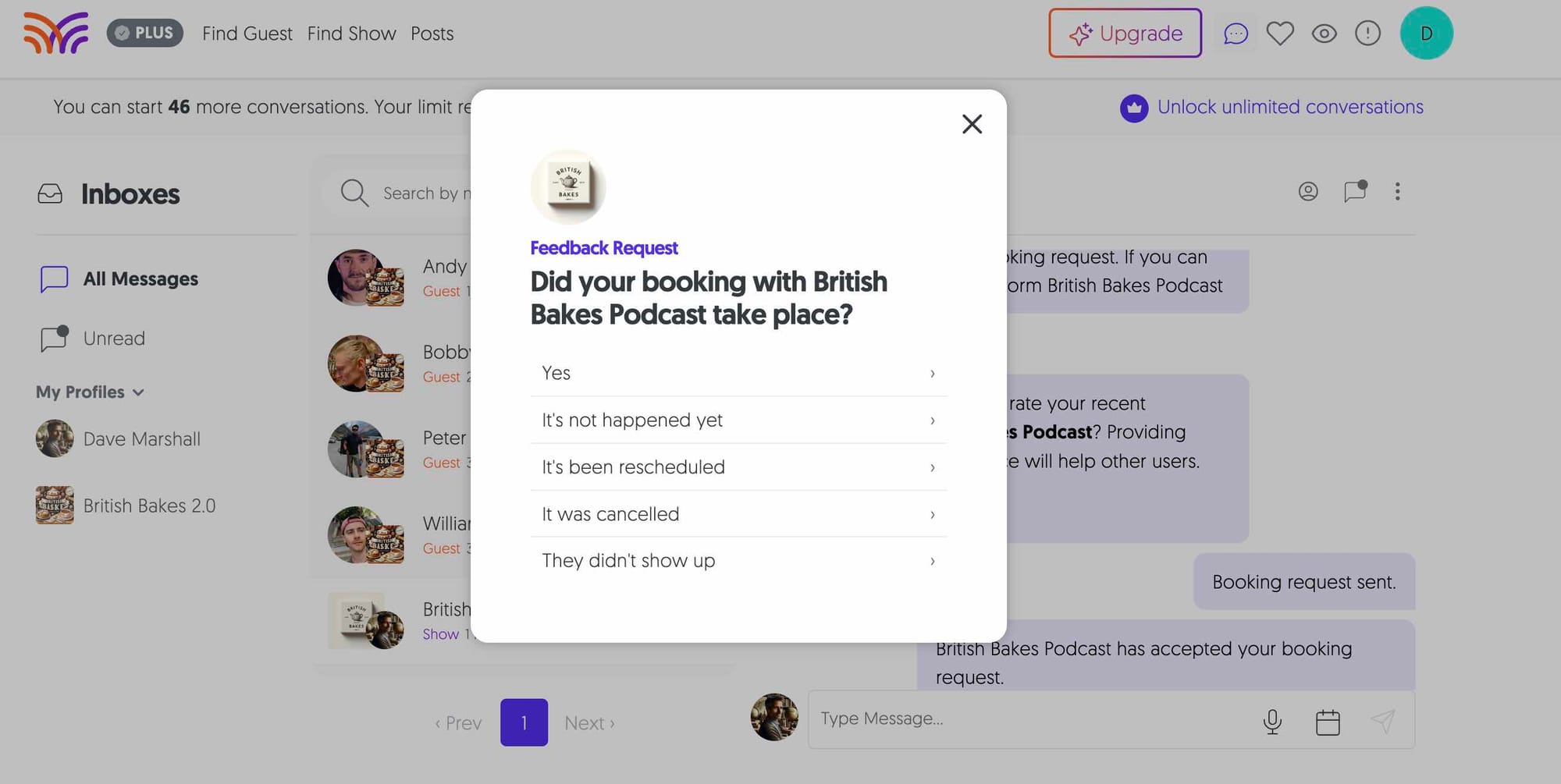 Using MatchMaker’s Conversational Booking & Feedback Features