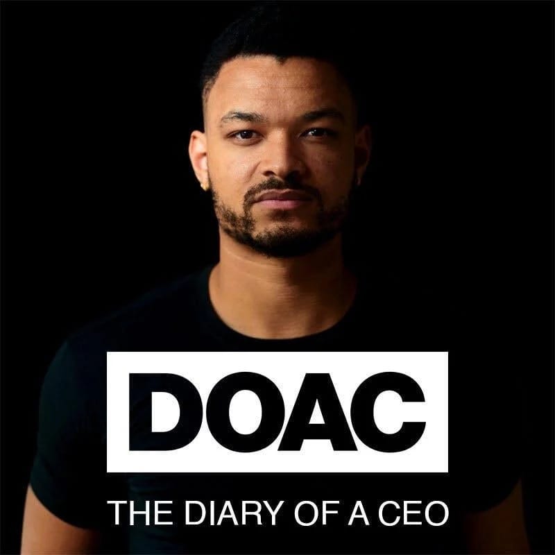 The Diary Of A CEO podcast artwork. 