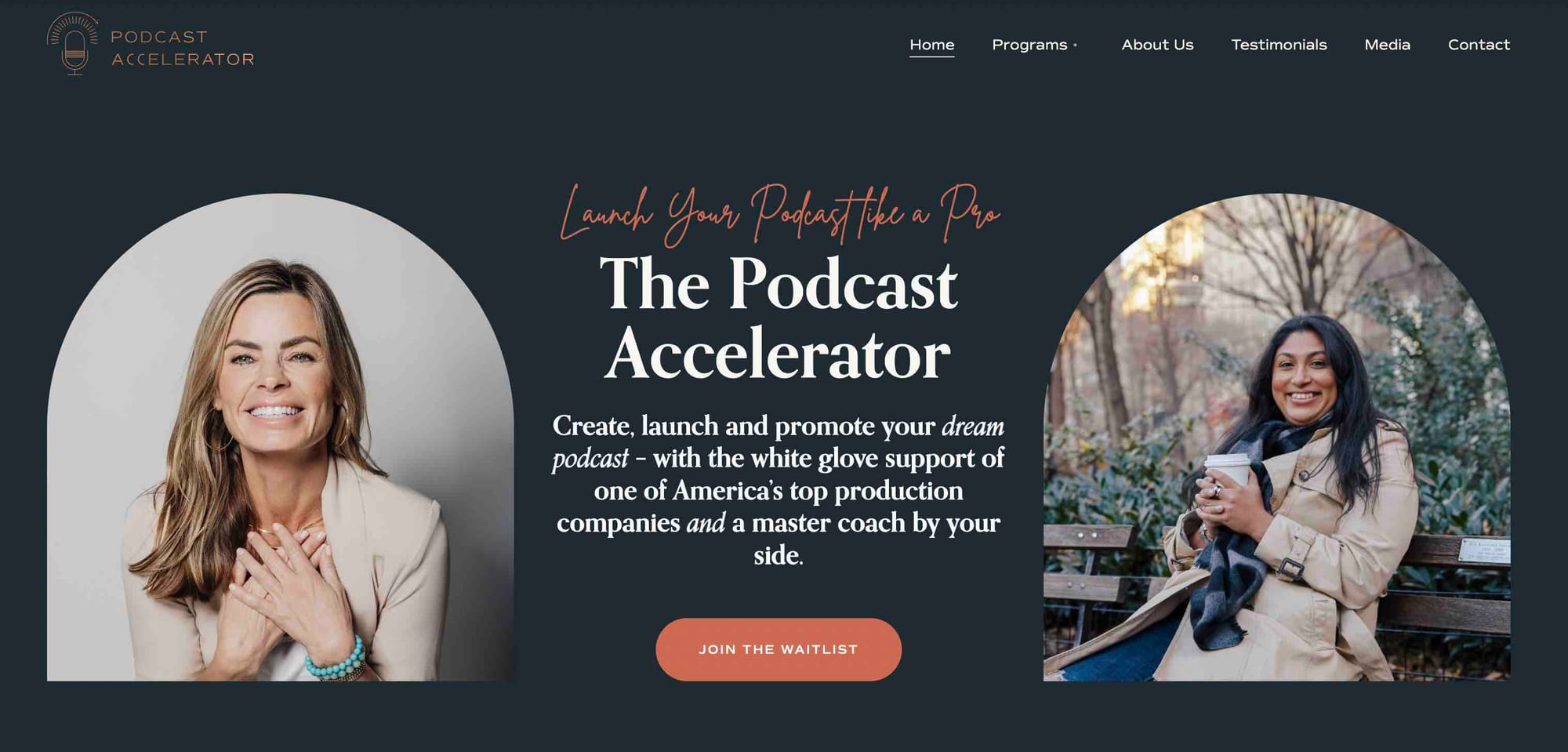 The Podcast Accelerator promotional banner.