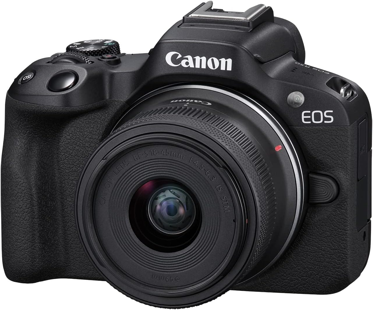 A stock image of the Canon EOS R50 camera.