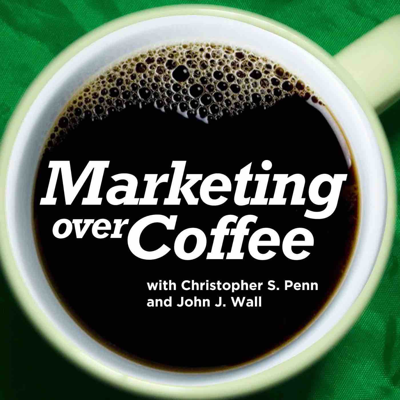 Marketing Over Coffee cover art.