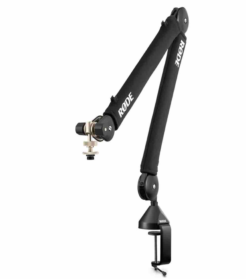 A stock image of the Rode PSA1 boom arm.