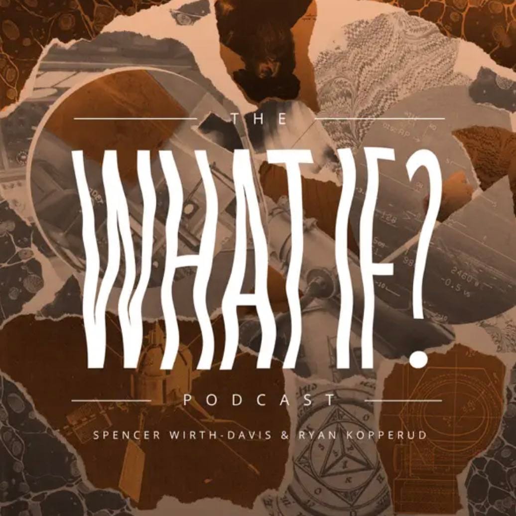 The What If? Podcast's artwork.