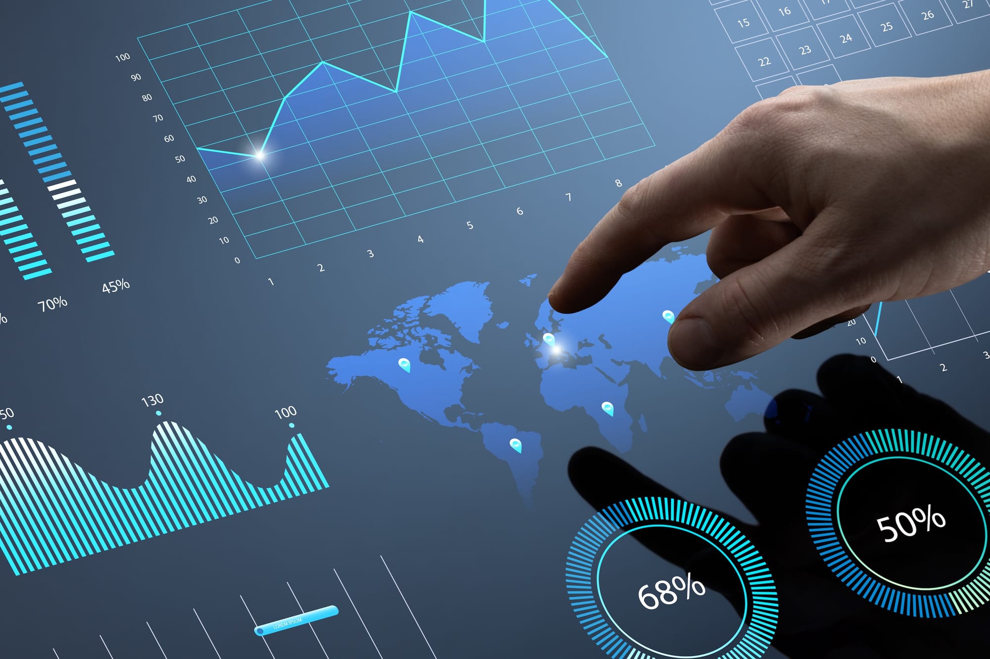 Interactive Business Analytics Dashboard.