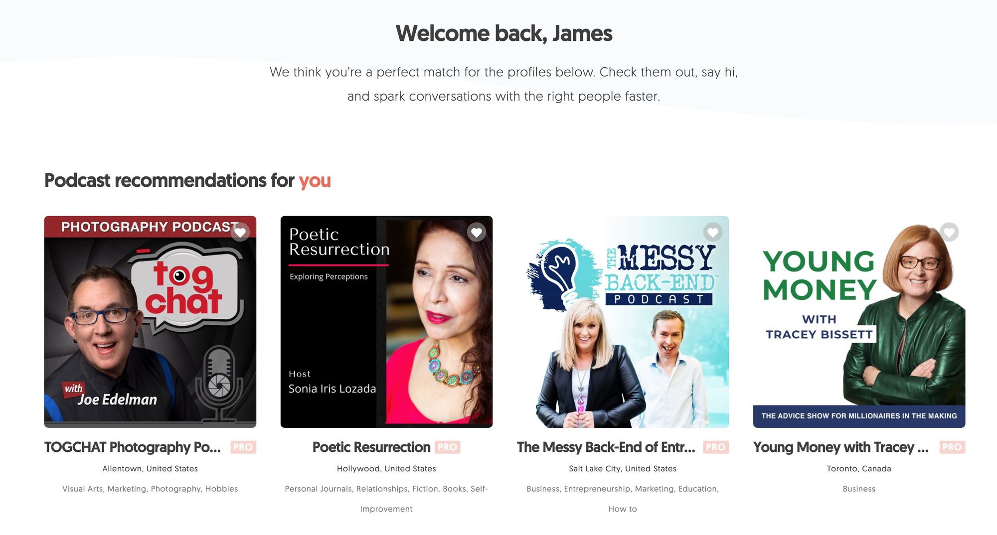 MatchMaker Profile Recommendations: Start Conversations Faster